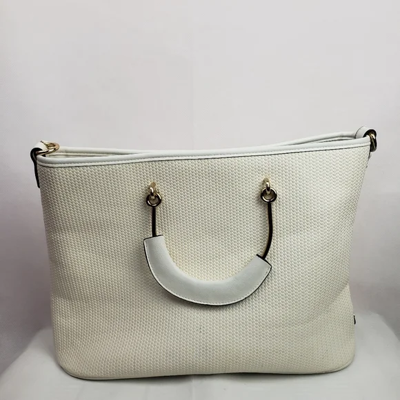Christian Lacroix Tote White Faux Leather.Pe..ctop - Picture 7 of 11